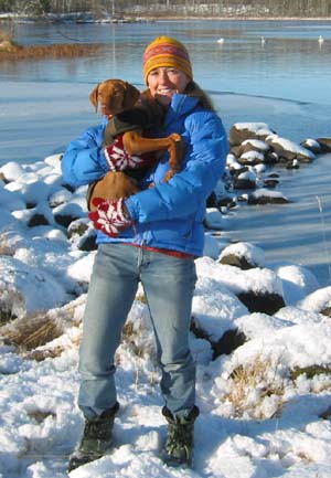 Winter water picture at Ruffed Grouse Lodge in Phillips Wisconsin