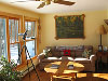 Porch of Ruffed Grouse Lodge - vacation rental resort phillips Wisconsin