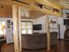 Flat screen tv at Ruffed Grouse Lodge Phillips Wisconsin