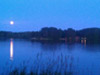 Winter sunset at Ruffed Grouse Lodge in Phillips Wisconsin