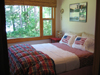Timberdoodle cabin bedroom  picture Ruffed Grouse Lodge Phillips Wisconsin - bird hunting accommodations resort phillips wi