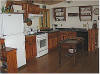 Kitchen  - grouse, bird and deer hunting, fishing snowmobiling resort accommodations phillips wisconsin