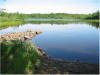 Elk River as seen from Ruffed Grouse Lodge - hunting and fishing accommodations in Phillips Wisconsin